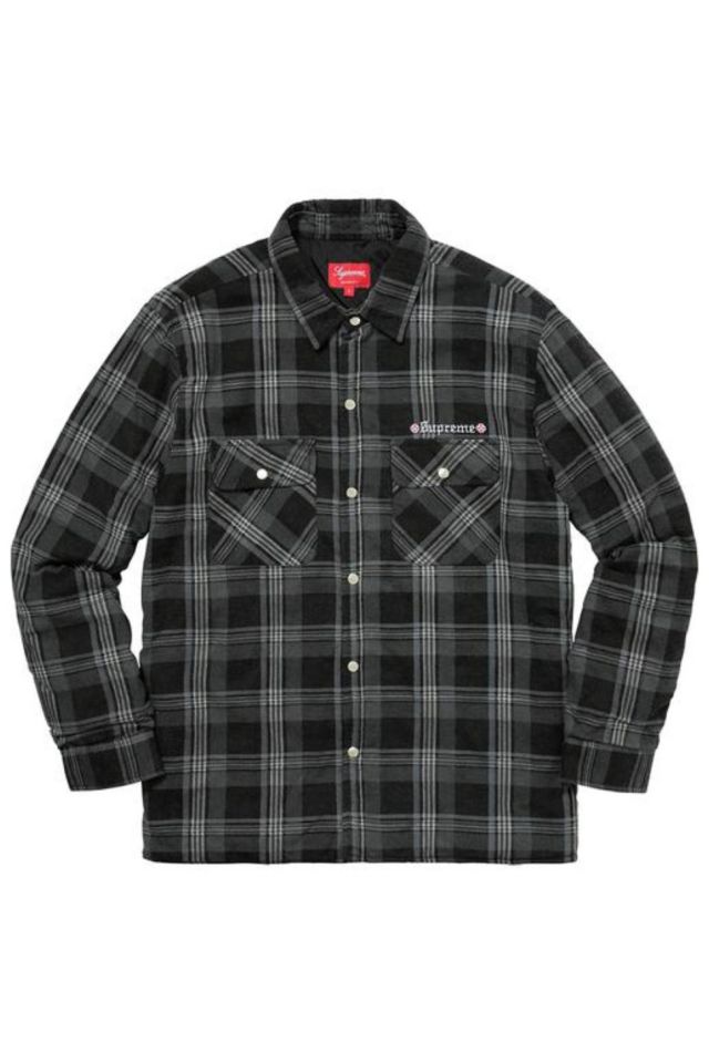 どこで 買う - Supreme Quilted Flannel Shirt 2020FW - 公式