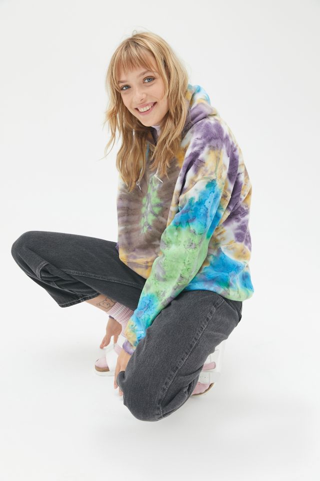 Tie dye alien on sale hoodie