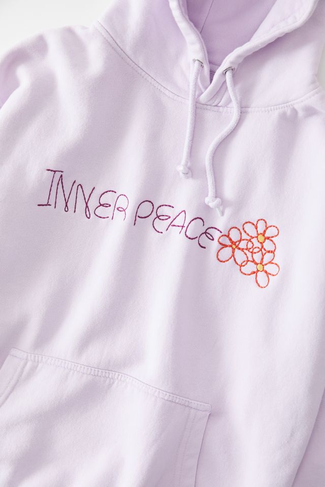Inner Peace Embroidered Hoodie Sweatshirt #1