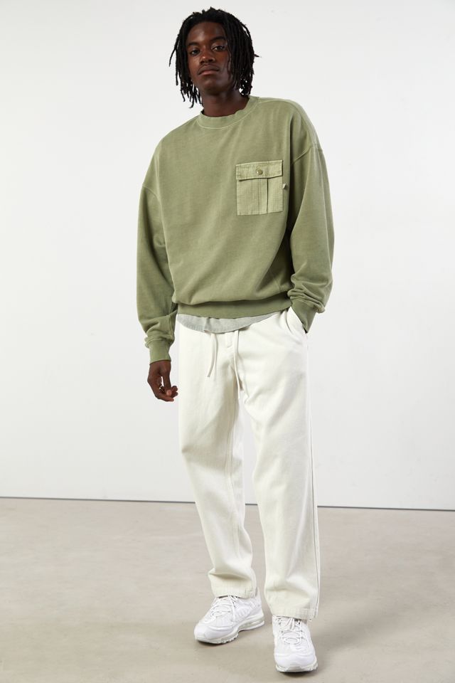 Standard Cloth Surplus Pocket Crew Neck Sweatshirt #1