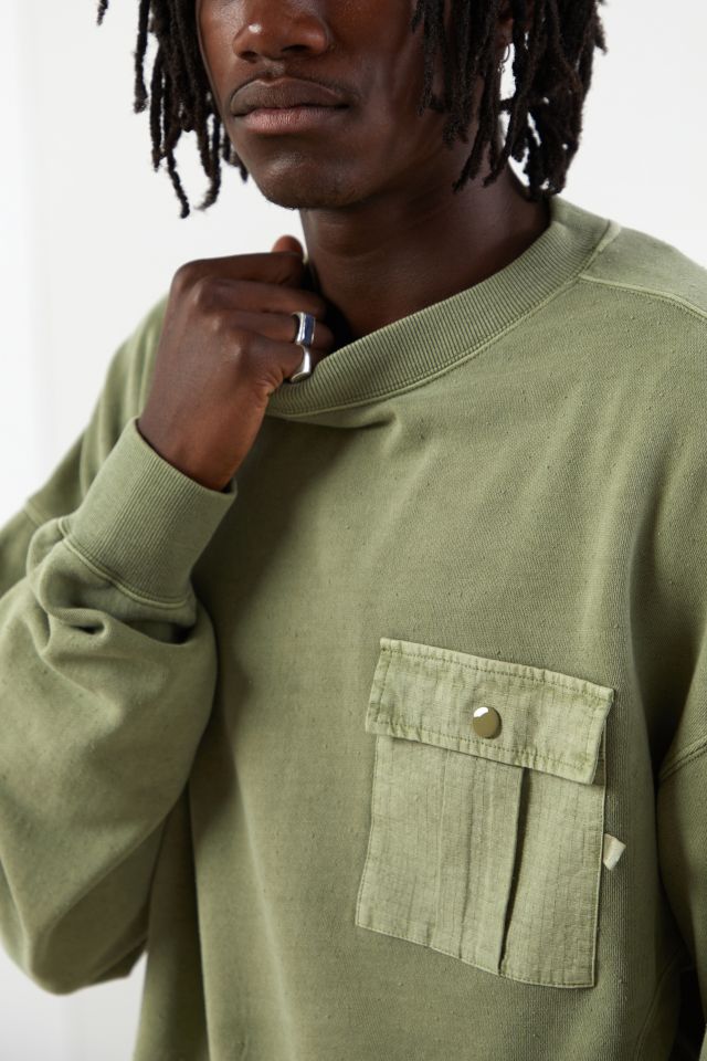 Standard Cloth Surplus Pocket Crew Neck Sweatshirt #2