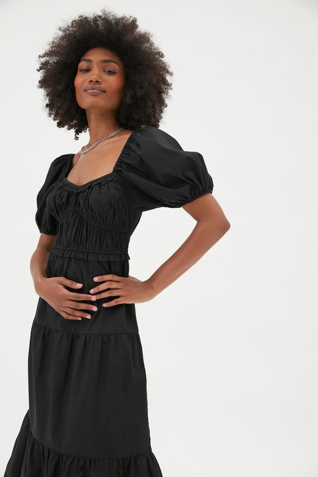 Robe Mi-Longue RAHI Zoomie à Manches Bouffantes #2