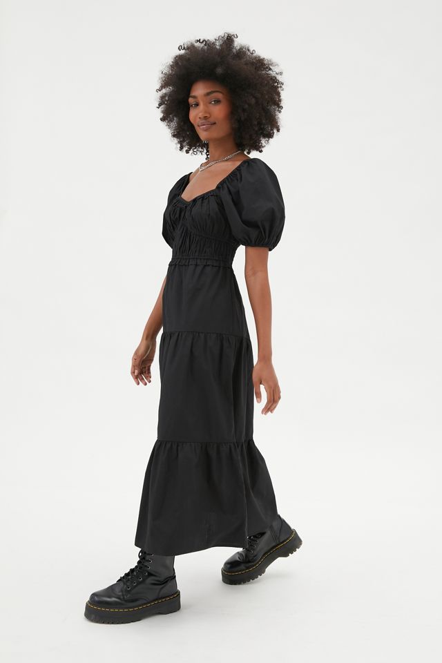 Robe Mi-Longue RAHI Zoomie à Manches Bouffantes #3