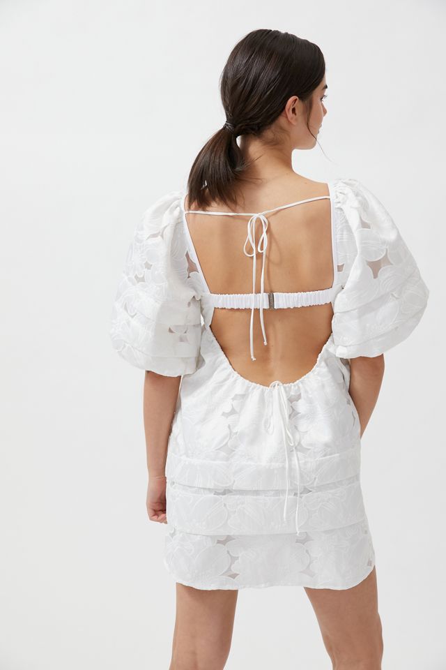For Love & Lemons Evelyn Jacquard Babydoll Mini Dress #3