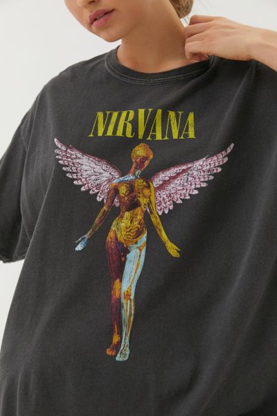 Nirvana In Utero Overdyed T-Shirt Dress
