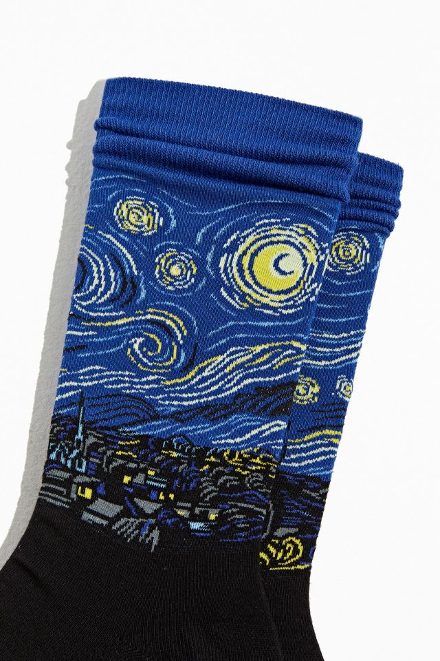 Chaussettes de sport Nuit étoilée de Van Gogh par HOTSOX #1