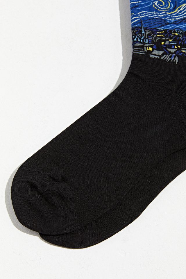 Chaussettes de sport Nuit étoilée de Van Gogh par HOTSOX #2