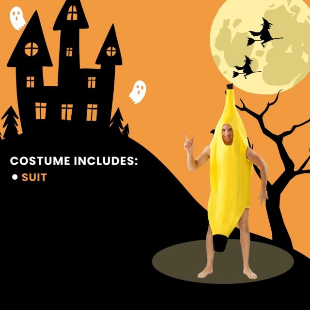 Banana Adult Costume One Size #4