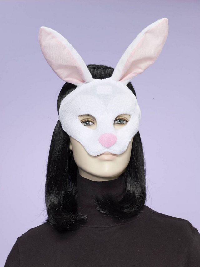 Deluxe Fuzzy Animal Mask Adult Rabbit Urban Outfitters