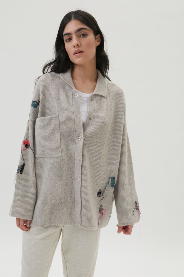 UO Ribbed Flyaway Cardigan #1