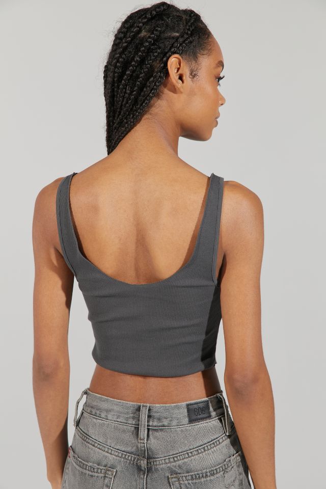 UO Fleetwood Notch Neck Tank Top, Urban Outfitters 100% cotton