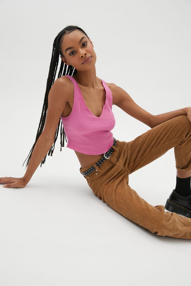 BDG Valentina Notch Neck Cropped Tank Top #2