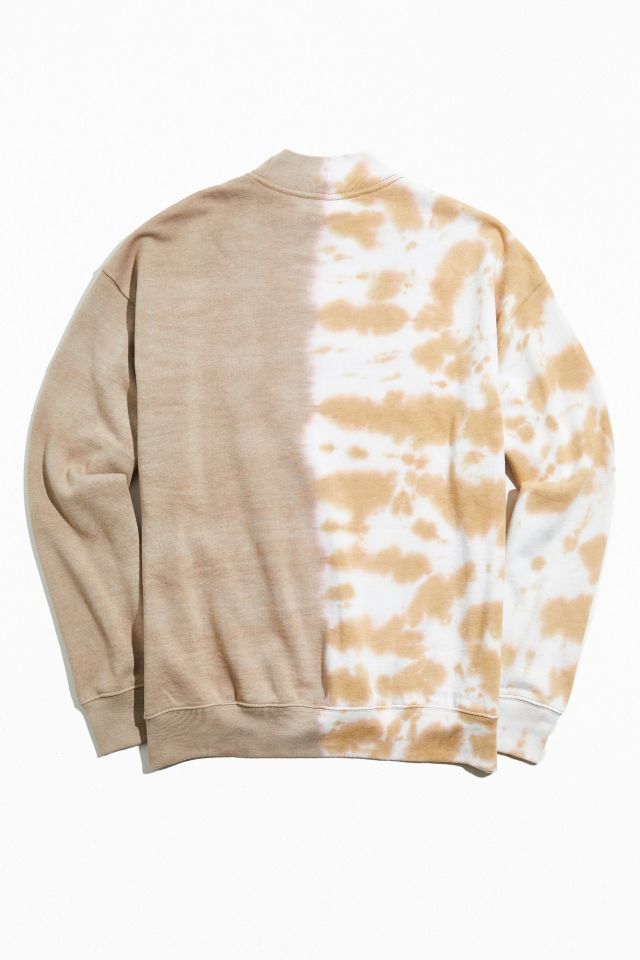 Neon Riot Mushroom Embroidered Tie-Dye Sweatshirt #1