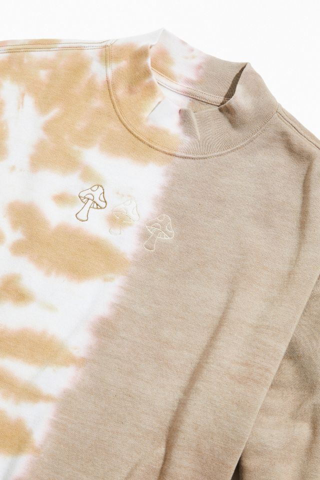 Neon Riot Mushroom Embroidered Tie-Dye Sweatshirt #2