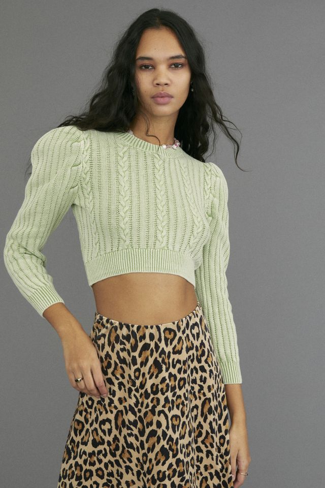 Urban outfitters 2025 green sweater