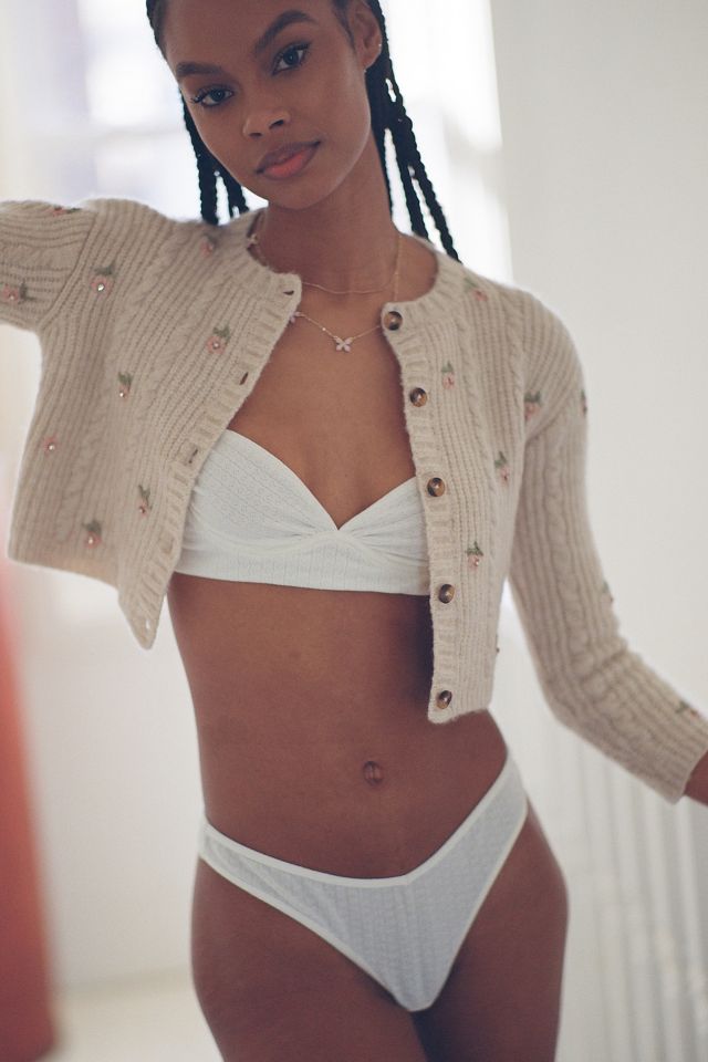 Out From Under Pointelle Thong #2