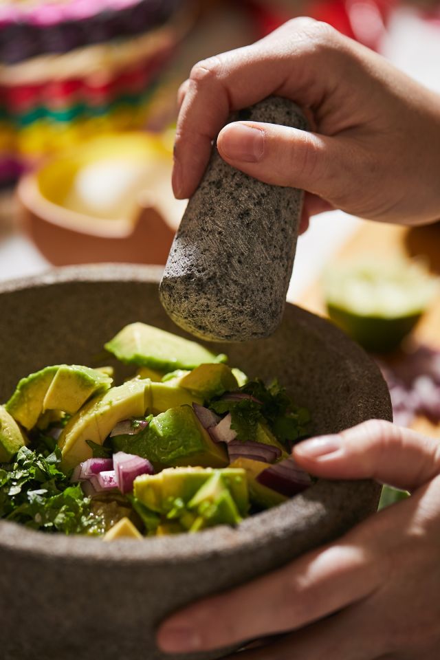 Ensemble de mortier, pilon et panier pour tortilla Verve Culture #2