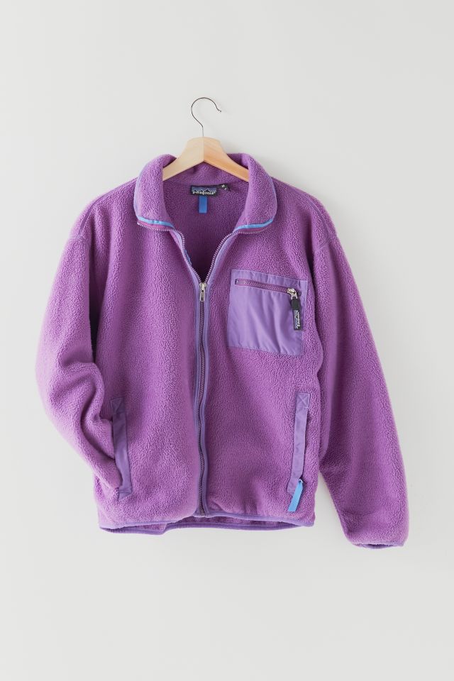 Purple patagonia fleece best sale