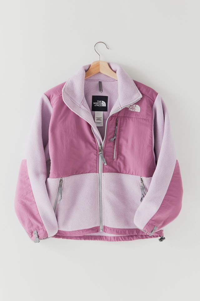 Pink north face fleece jacket new arrivals