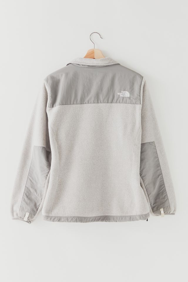 Vintage The North Face Light Grey Fleece Jacket #1