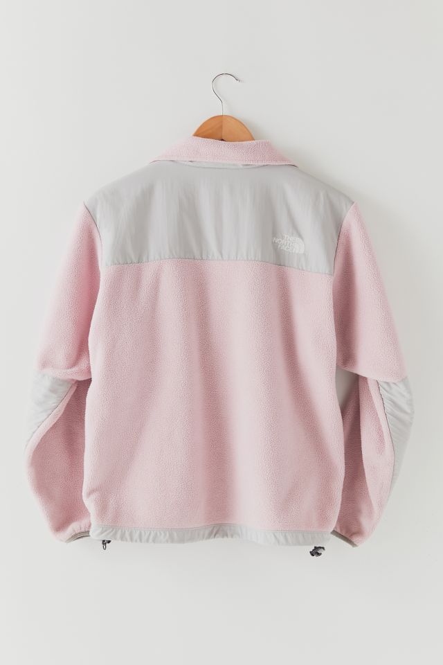 Vintage The North Face Pastel Pink Fleece Jacket #1