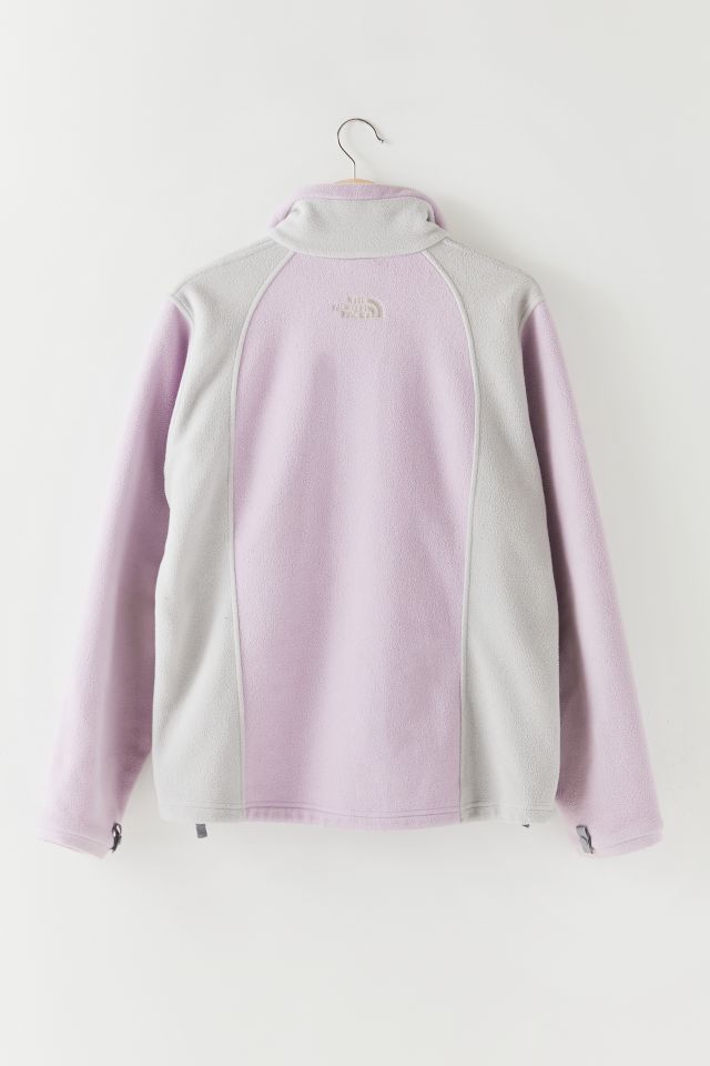 Veste en molleton violet pastel The North Face vintage #1