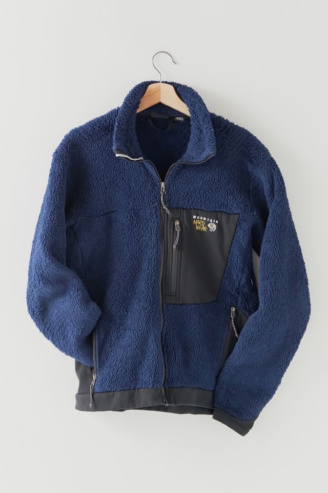 Navy fleece jacket sale