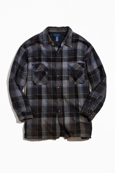 Vintage Quilt Lined Flannel Shirt Jacket | Urban Outfitters