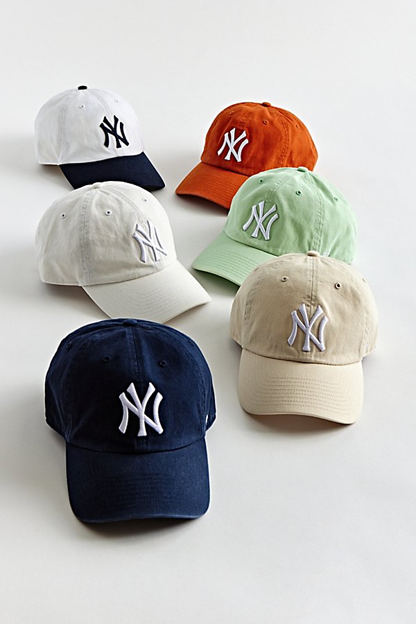 47 New York Yankees Mlb Classic Baseball Hat In Tan At Urban Outfitters