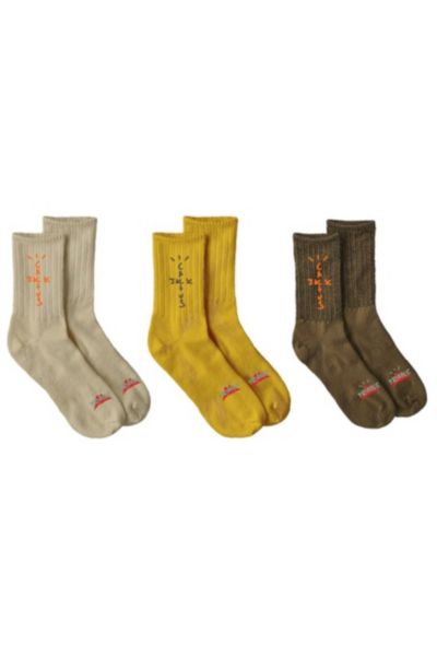 エースTravis Scott Cactus Trails Socks New Travis Scott Cactus Jack Logo Dunk Trails Employee