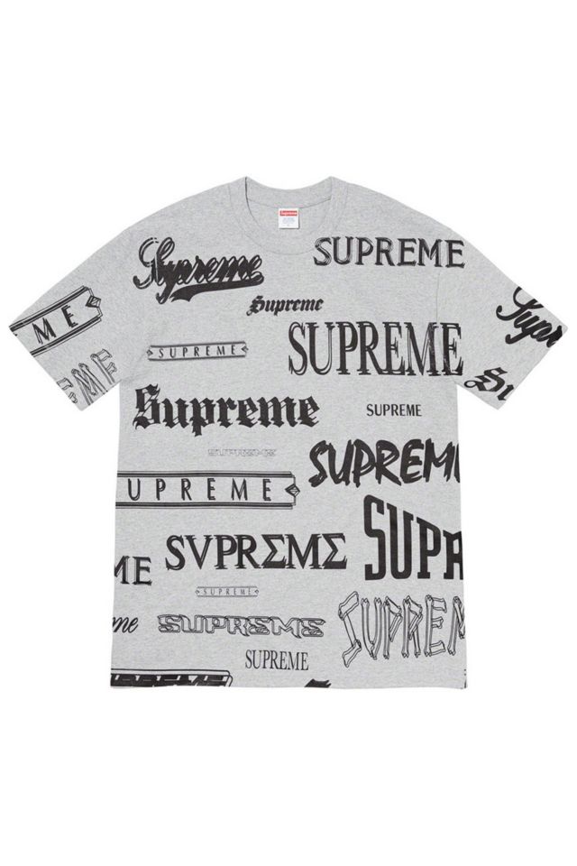 Supreme Multi Logo Crew Neck T-shirt - Farfetch