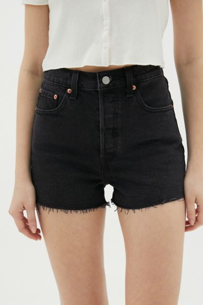 levis ribcage denim short