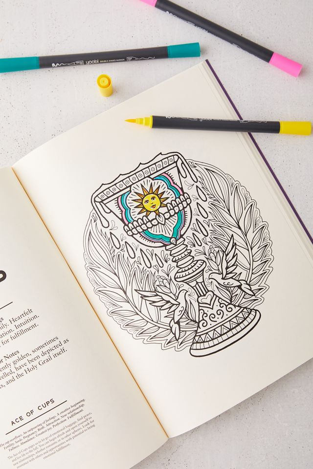 A Personal Growth Colouring Journey Tarot Colouring Book