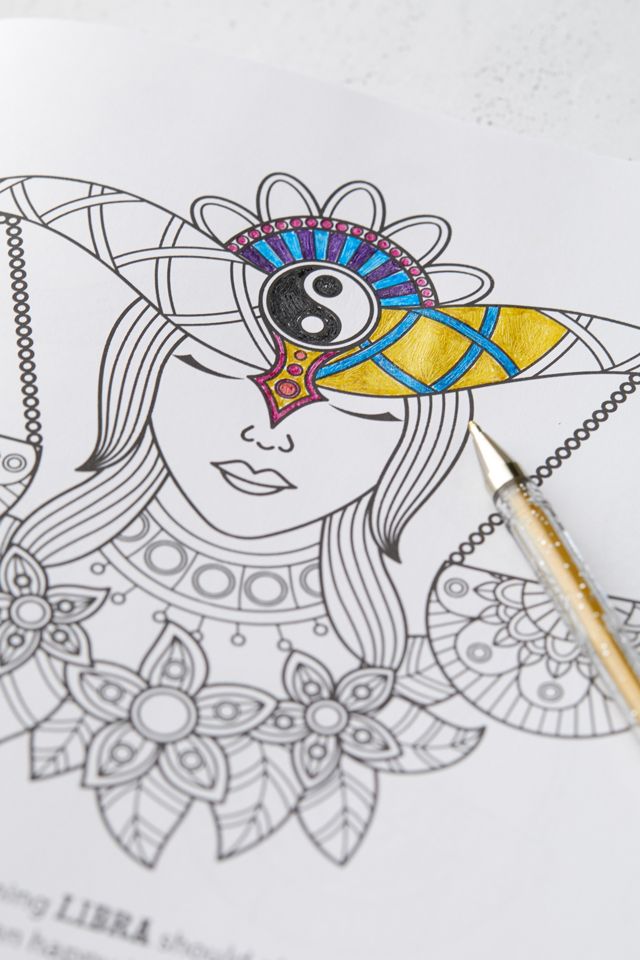 Color the Zodiac: Astrological Signs to Color and Display By Astrid Sinclair #1