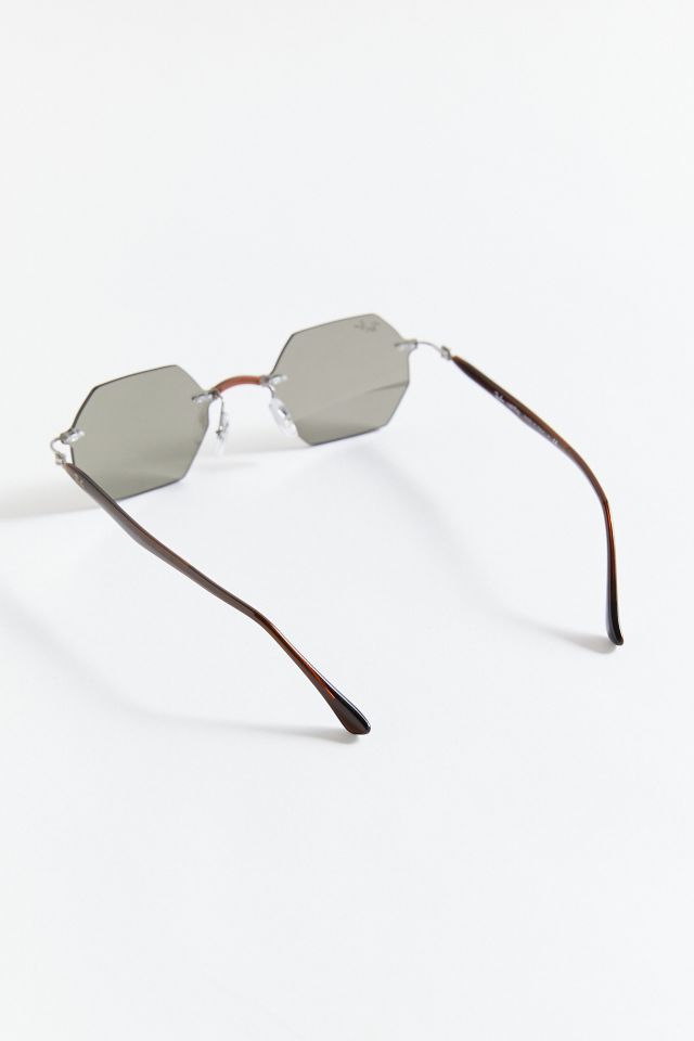Ray-Ban Titanium Slim Octagon Sunglasses #1