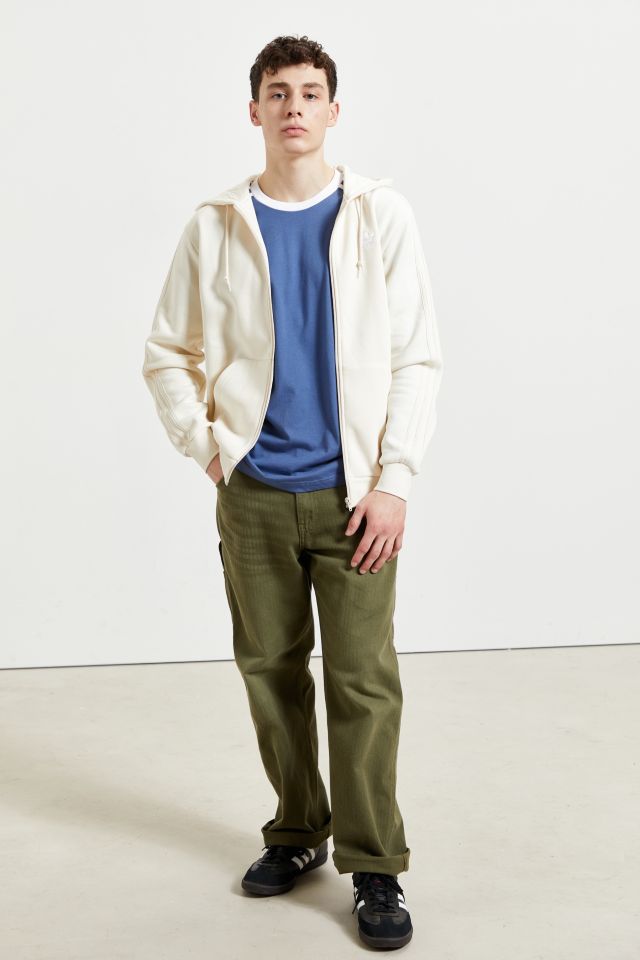 adidas 3-Stripe Zip Hoodie Sweatshirt #1