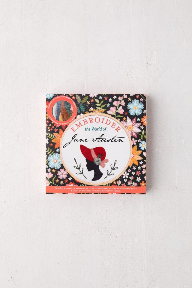 Embroider the World of Jane Austen Book And DIY Embroidery Kit