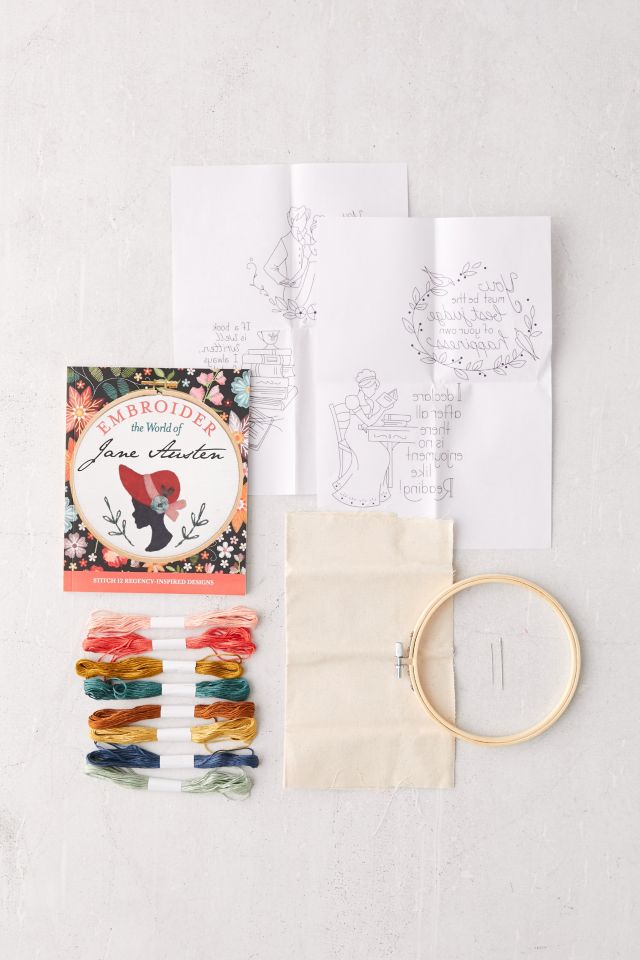 Embroider the World of Jane Austen Book And DIY Embroidery Kit #1