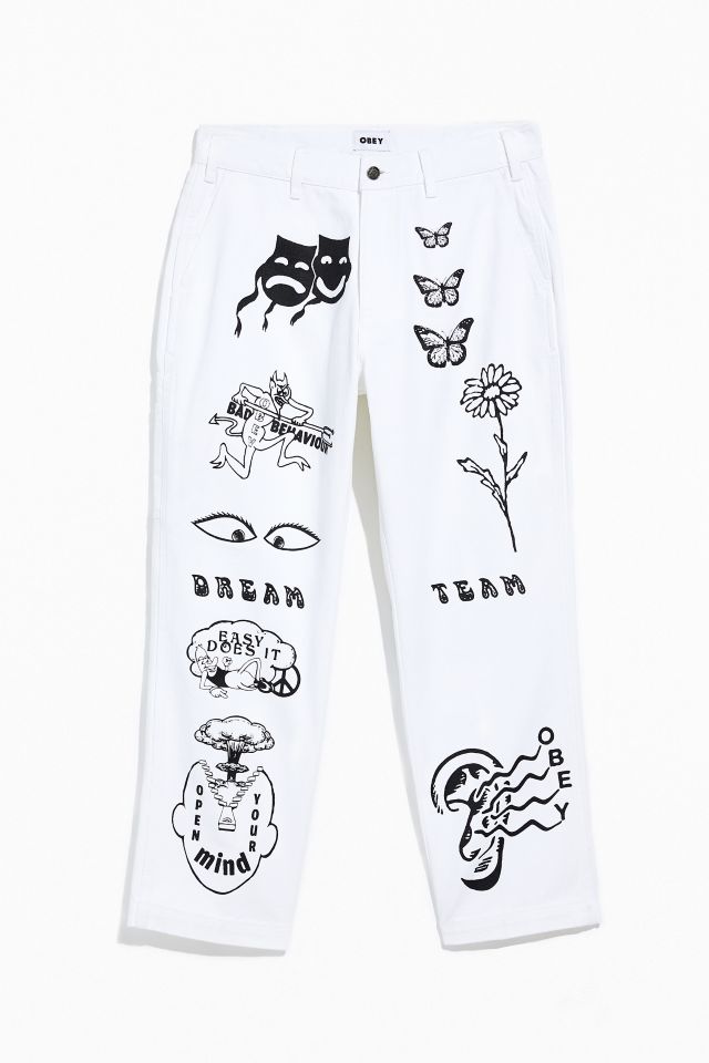 Pantalon de Charpentier Imprimé OBEY #1