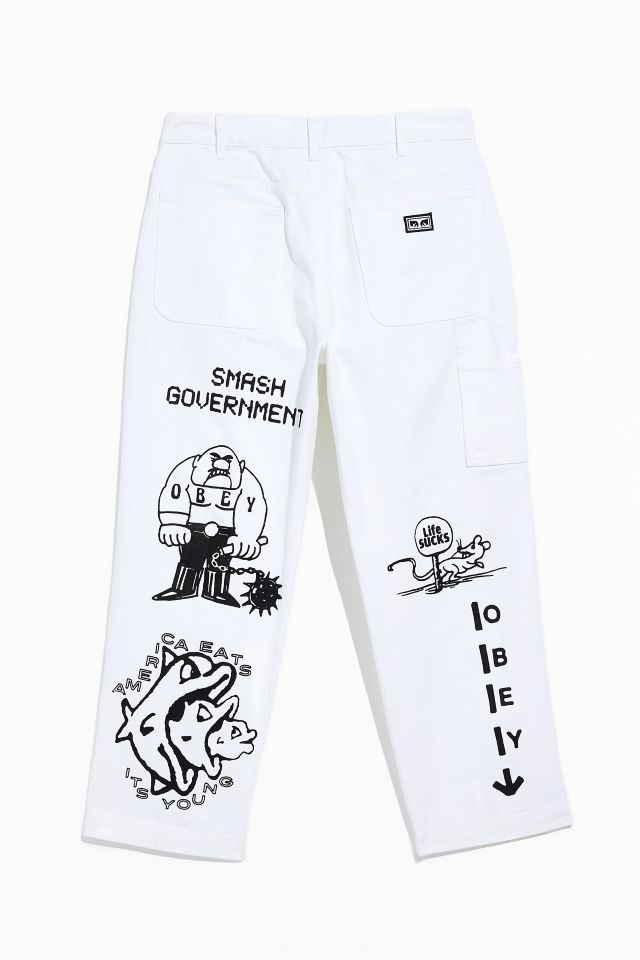 Pantalon de Charpentier Imprimé OBEY #3