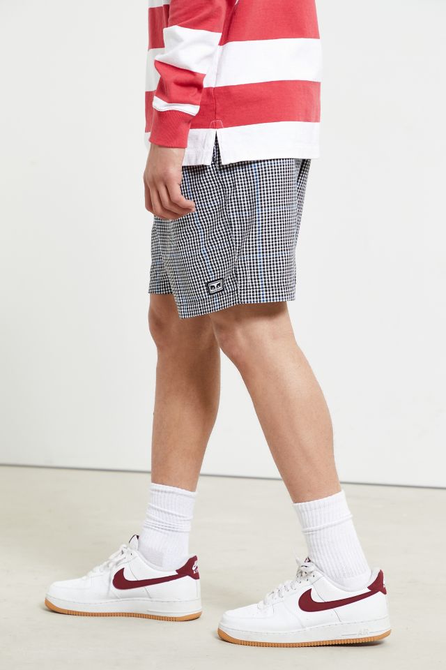 OBEY Gingham Belted Trek Short #3
