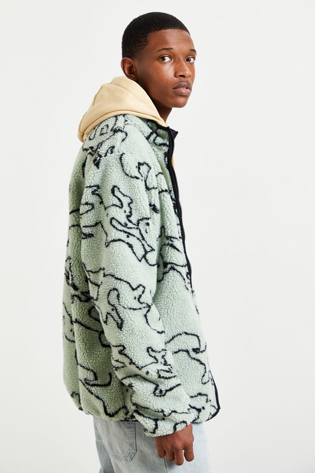 M/SF/T Anonymity Fleece Jacket | Urban Outfitters