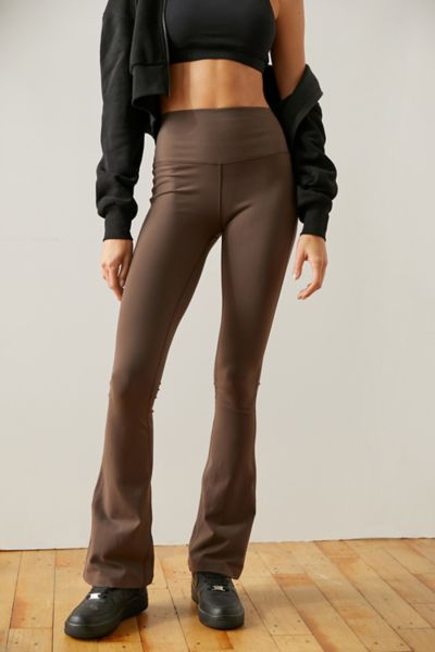 Splits59 Raquel High-waisted Flare Pant In Brown