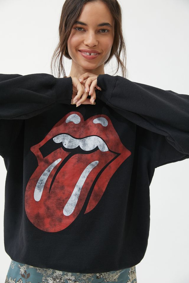 The Rolling Stones Classic Tongue Sweatshirt Urban Outfitters