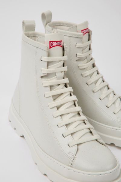 Camper Brutus Ankle Boots In White