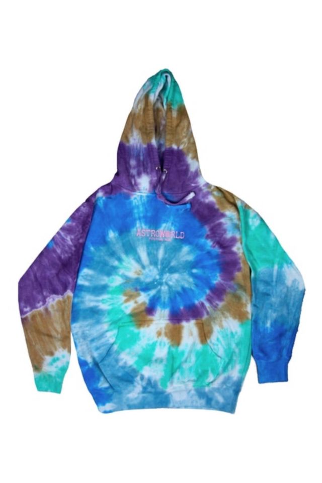 Astroworld tie dye hoodie hotsell