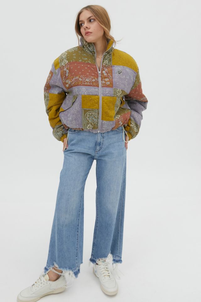 BDG Ash Printed Linen Puffer Jacket #1