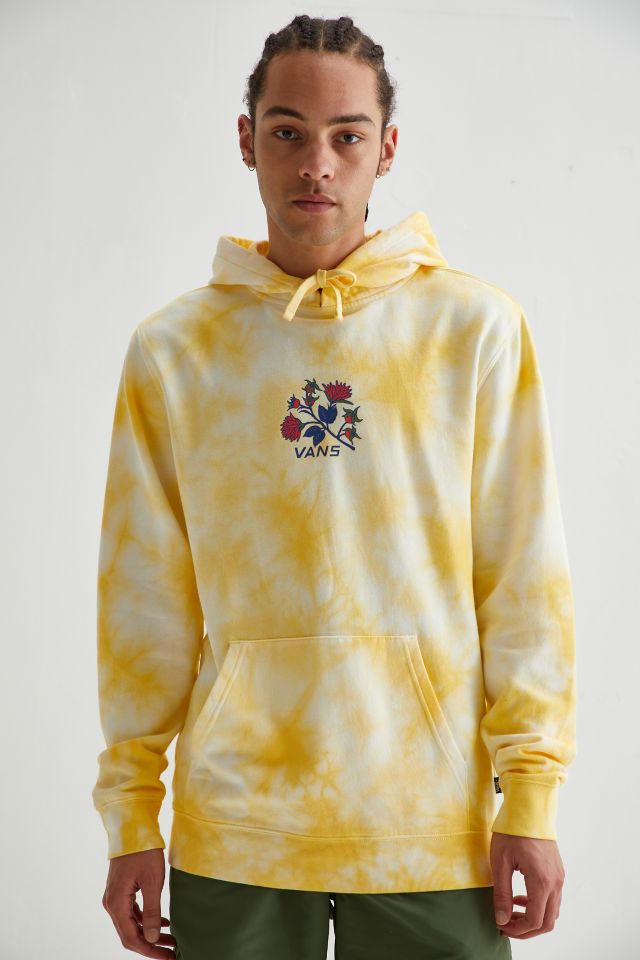 Vans Tie-Dye Flower Detail Hoodie Sweatshirt #1