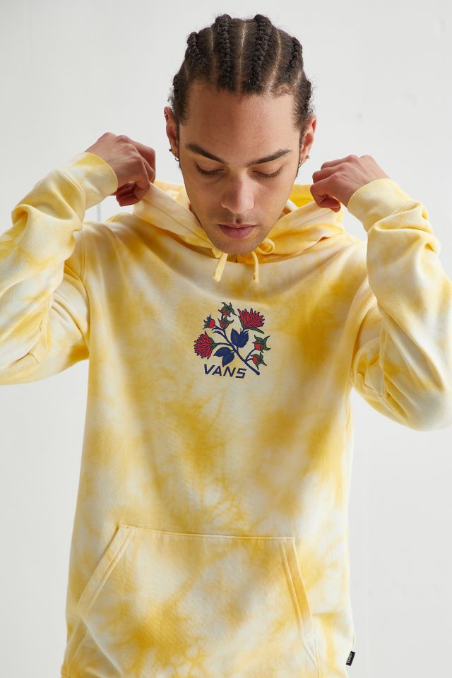 Vans Tie-Dye Flower Detail Hoodie Sweatshirt #3