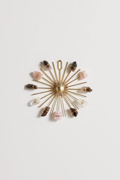 Ariana Ost Rainbow Sunburst Crystal Wall Hanging